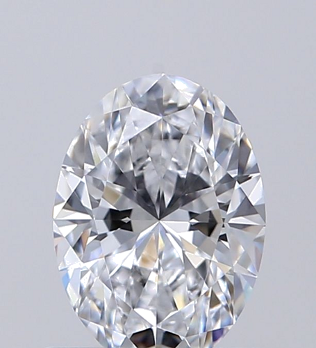 0.6 carat D-VVS2 Natūralus Oval Deimantas (1)
