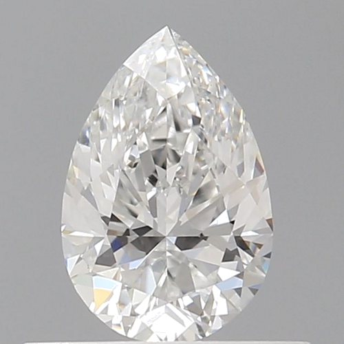 0.5 carat F-VS2 Natūralus Pear Deimantas (1)