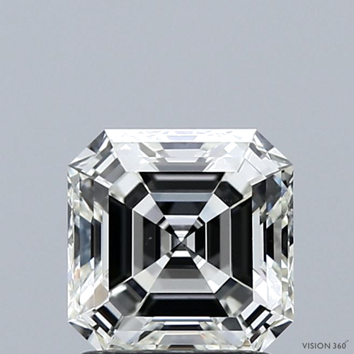 1.52 carat J-VS2 Natūralus Asscher Deimantas (1)