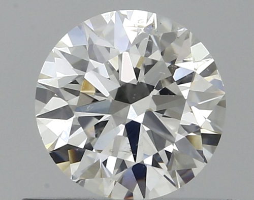 0.5 carat F-SI2 Very Good cut Natūralus Round Deimantas (1)