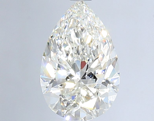 1.1 carat H-VS1 Natūralus Pear Deimantas (1)