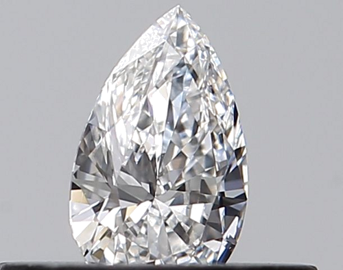 0.23 carat E-VVS2 Natūralus Pear Deimantas (1)