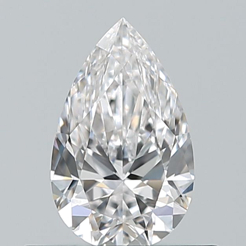 0.5 carat E-VVS2 Natūralus Pear Deimantas (1)