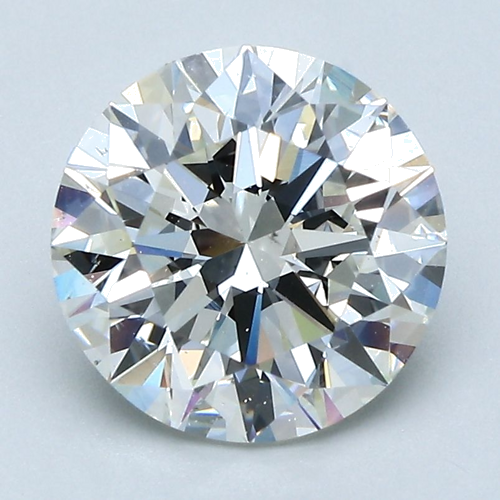 2.7 carat H-SI1 Excellent cut Natūralus Round Deimantas (1)