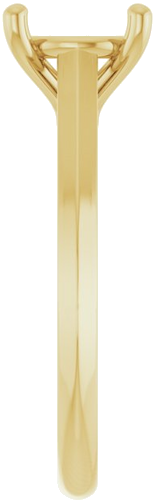 Sužadėtuvių Žiedas „Claw-Prong“ 14k yellow gold Round 8.2mm (4)