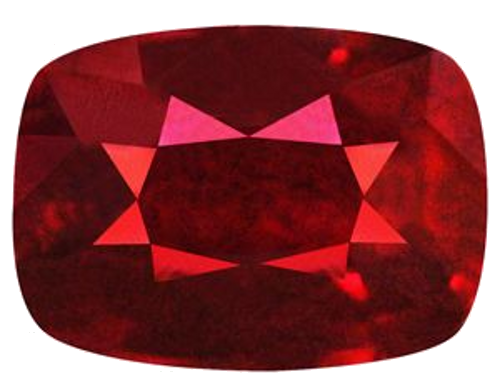 0.38 carat RED Cushion Rubinas (1)