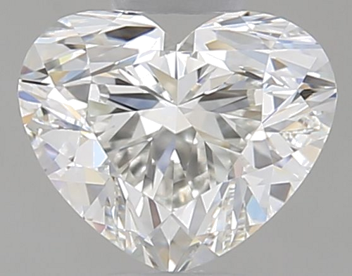 0.51 carat H-VVS1 Natūralus Heart Deimantas (1)