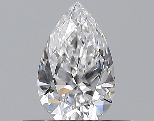 0.35 carat D-VVS1 Natūralus Pear Deimantas (1)