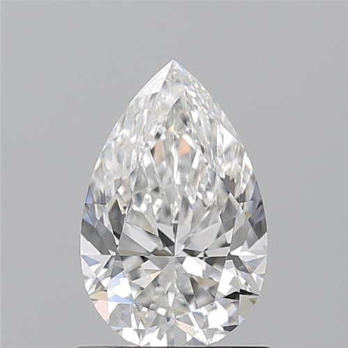 1.07 carat F-VVS1 Natūralus Pear Deimantas (1)