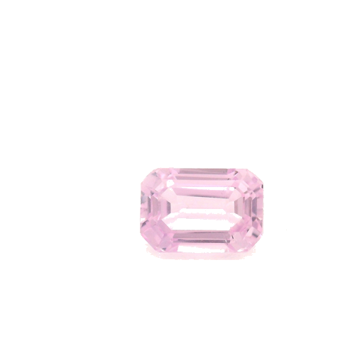 3.11 carat PINK STEP cut Octagonal Kunzite (1)