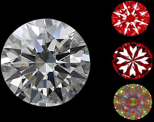 1.19 carat H-VS2 Excellent cut Natūralus Round Deimantas (1)