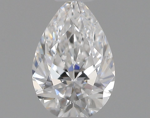 0.4 carat D-VS2 Natūralus Pear Deimantas (1)