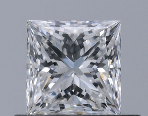 0.5 carat E-VVS1 Natūralus Princess Deimantas (1)