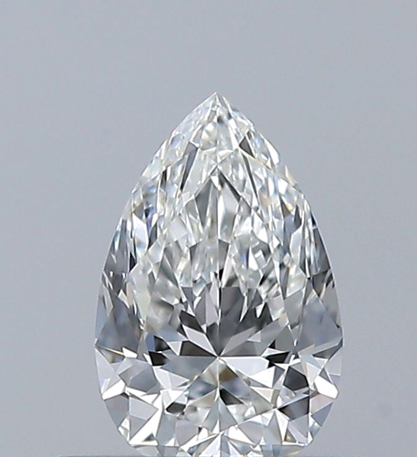 0.4 carat G-VVS1 Natūralus Pear Deimantas (1)