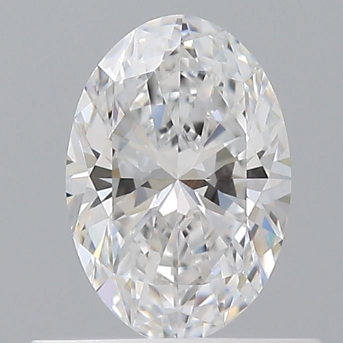 0.52 carat D-VVS2 Natūralus Oval Deimantas (1)