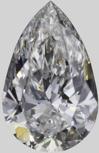 0.31 carat E-IF Natūralus Pear Deimantas (1)