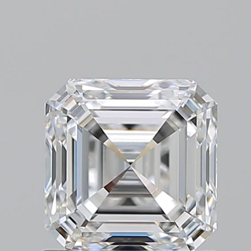 1.2 carat F-VVS2 Natūralus Asscher Deimantas (1)