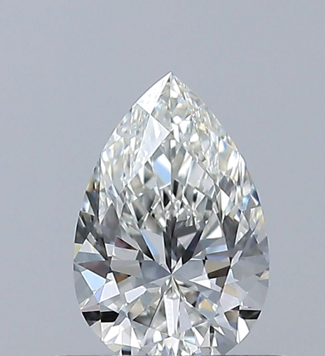 0.5 carat H-VS1 Natūralus Pear Deimantas (1)