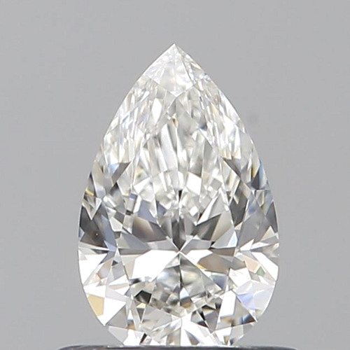 0.5 carat G-VVS1 Natūralus Pear Deimantas (1)