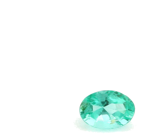 0.52 carat GREEN Oval Smaragdas (1)