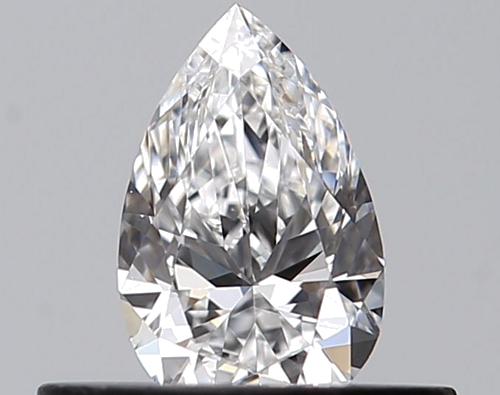 0.34 carat D-VVS1 Natūralus Pear Deimantas (1)