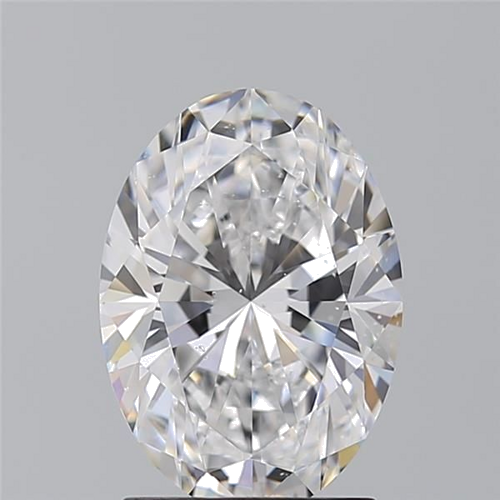 2.01 carat D-SI1 Natūralus Oval Deimantas (1)