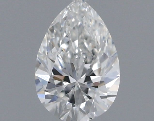 0.3 carat F-VVS1 Natūralus Pear Deimantas (1)