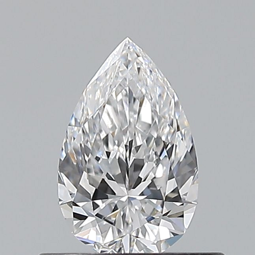 0.5 carat D-VVS2 Natūralus Pear Deimantas (1)