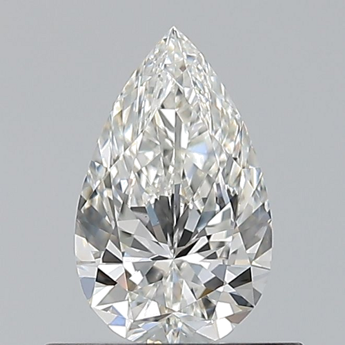 0.5 carat G-VS2 Natūralus Pear Deimantas (1)