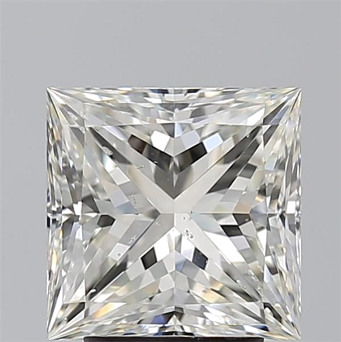 3.2 carat I-SI2 Natūralus Princess Deimantas (1)