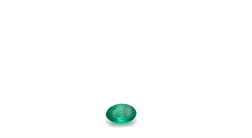 0.38 carat GREEN Oval Smaragdas (1)