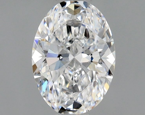 0.5 carat D-VS1 Natūralus Oval Deimantas (1)