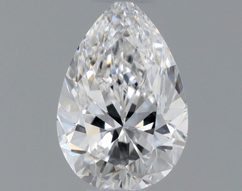0.3 carat D-VS1 Natūralus Pear Deimantas (1)