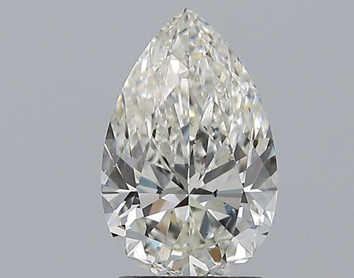 1.9 carat I-SI1 Natūralus Pear Deimantas (1)