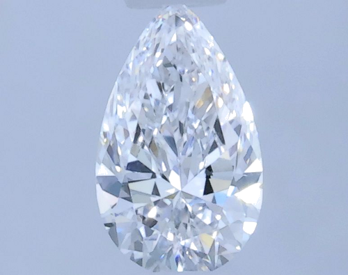 0.25 carat D-VVS2 Natūralus Pear Deimantas (1)