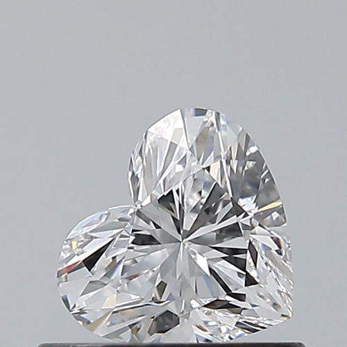 0.5 carat D-VVS1 Natūralus Heart Deimantas (1)