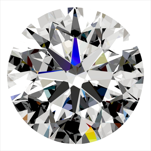 0.32 carat H-VVS2 Excellent cut Natūralus Round Deimantas (1)