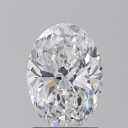 1.7 carat D-SI1 Natūralus Oval Deimantas (1)