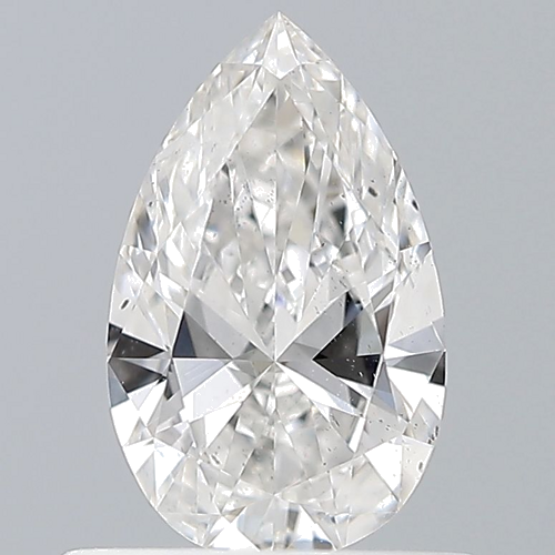 0.52 carat E-SI1 Natūralus Pear Deimantas (1)