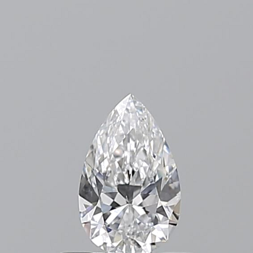 0.4 carat D-VS2 Natūralus Pear Deimantas (1)
