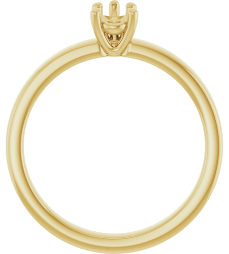 Sužadėtuvių Žiedas „Solitaire“ 14k yellow gold Pear 6mm x 4mm (2)
