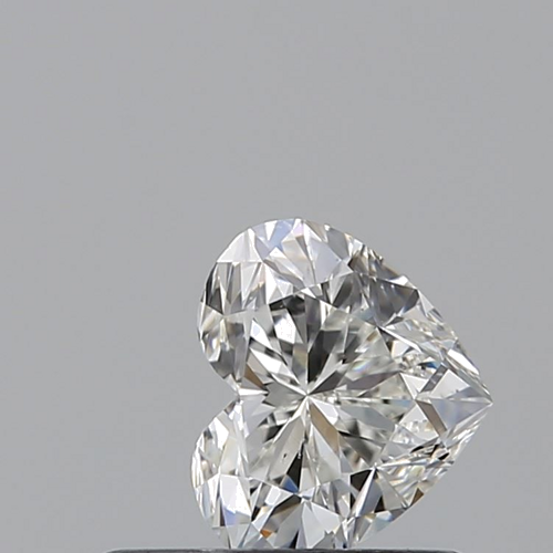 0.53 carat H-SI1 Natūralus Heart Deimantas (1)