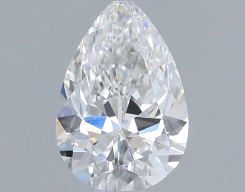 0.3 carat E-VS1 Natūralus Pear Deimantas (1)