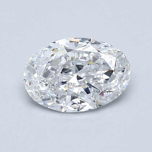 0.7 carat D-SI2 Natūralus Oval Deimantas (1)