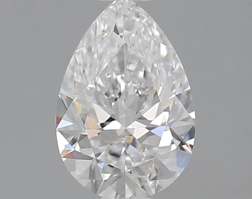 0.51 carat D-VS1 Natūralus Pear Deimantas (1)