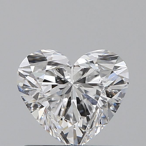 0.7 carat D-SI1 Natūralus Heart Deimantas (1)