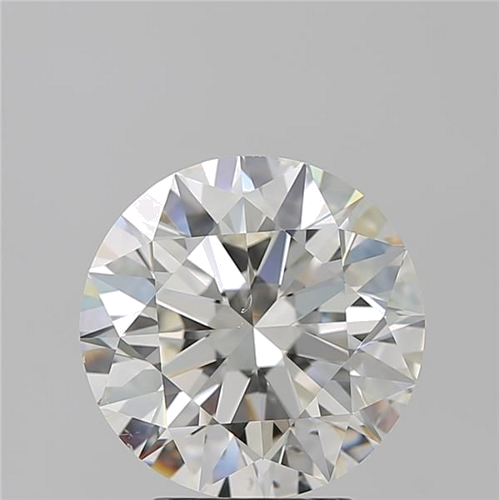 4.05 carat I-SI1 Excellent cut Natūralus Round Deimantas (1)