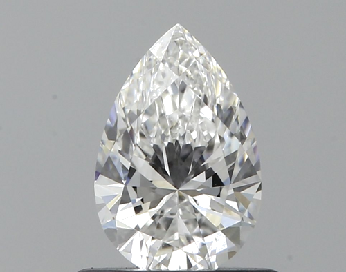 0.52 carat E-VVS1 Natūralus Pear Deimantas (1)