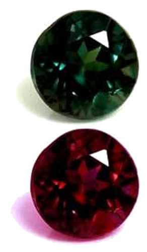 0.16 carat GREEN Round Alexandrite (1)