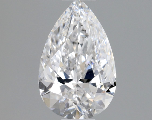 0.5 carat D-SI1 Natūralus Pear Deimantas (1)